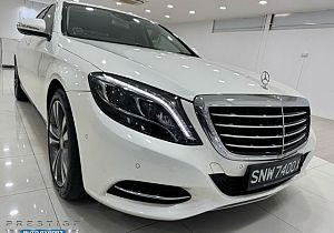 Mercedes Benz S400L R19 LED 2015 Rear Entertainment White 